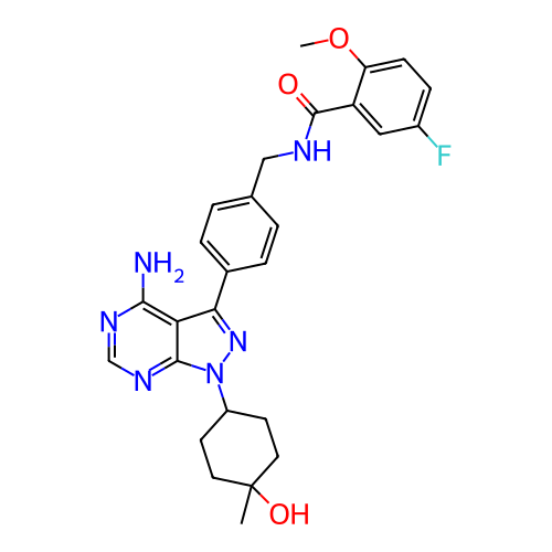 Chemical structure of BindingDB Monomer ID 412881