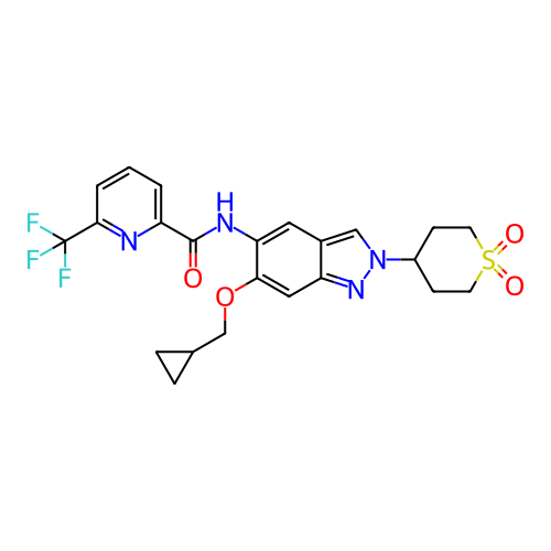 Chemical structure of BindingDB Monomer ID 414437