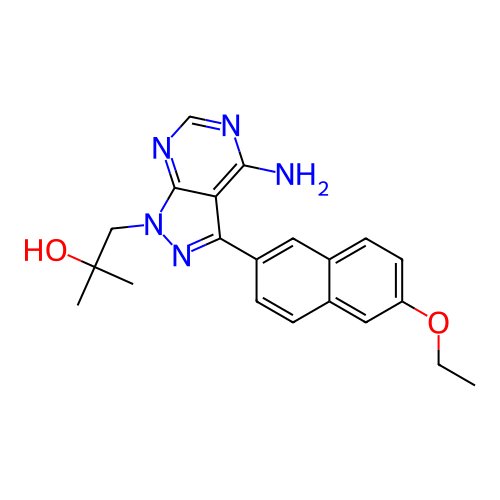 Chemical structure of BindingDB Monomer ID 416540