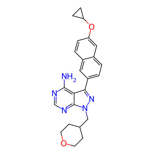 Chemical structure of BindingDB Monomer ID 416555