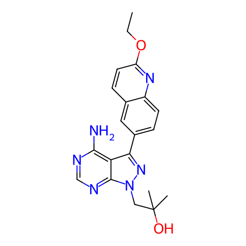 Chemical structure of BindingDB Monomer ID 416557