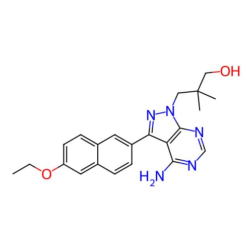 Chemical structure of BindingDB Monomer ID 416565