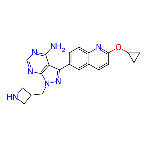 Chemical structure of BindingDB Monomer ID 416573
