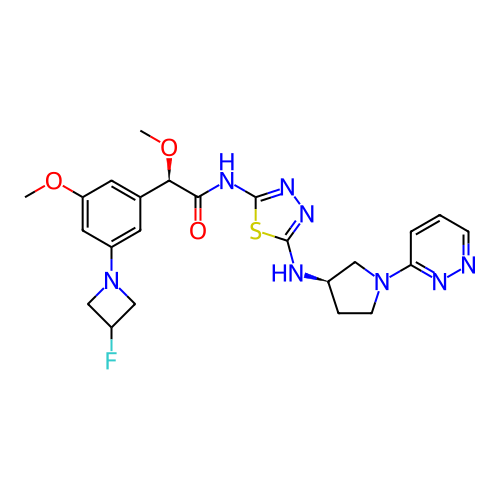 Chemical structure of BindingDB Monomer ID 416664
