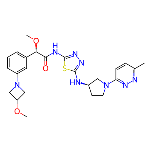 Chemical structure of BindingDB Monomer ID 416669