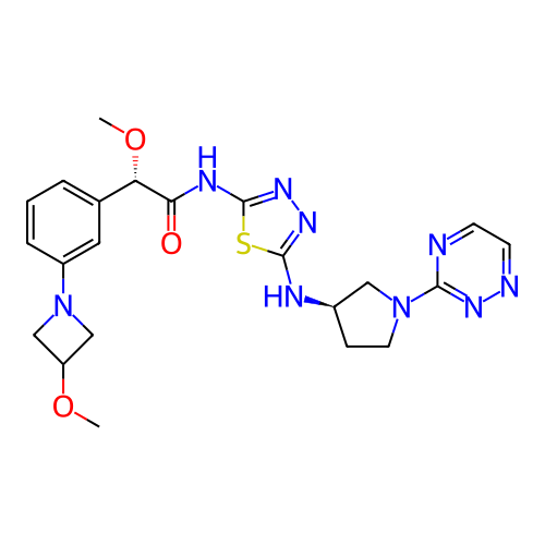 Chemical structure of BindingDB Monomer ID 416670