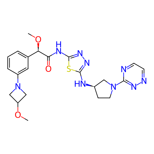 Chemical structure of BindingDB Monomer ID 416671