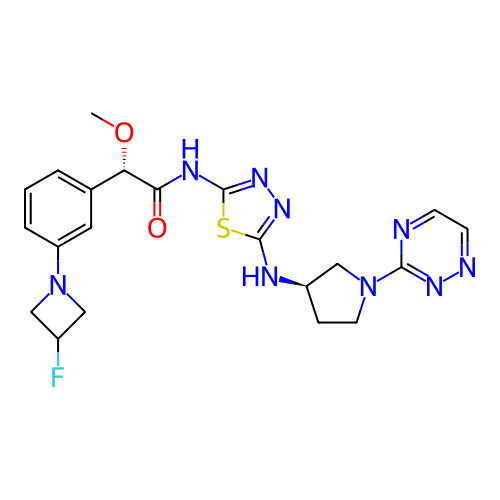 Chemical structure of BindingDB Monomer ID 416674