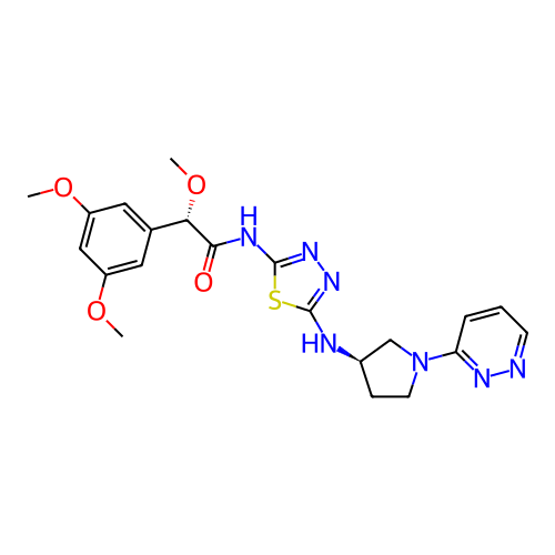Chemical structure of BindingDB Monomer ID 416686