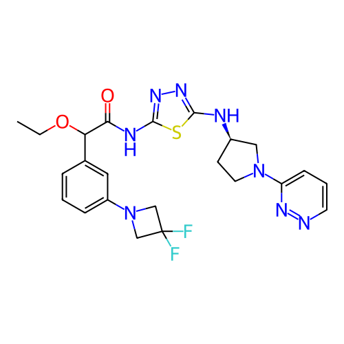 Chemical structure of BindingDB Monomer ID 416696
