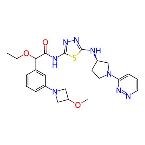 Chemical structure of BindingDB Monomer ID 416700
