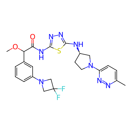 Chemical structure of BindingDB Monomer ID 416706