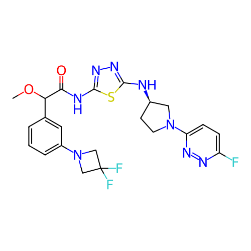 Chemical structure of BindingDB Monomer ID 416708