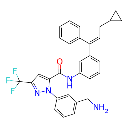 Chemical structure of BindingDB Monomer ID 416760