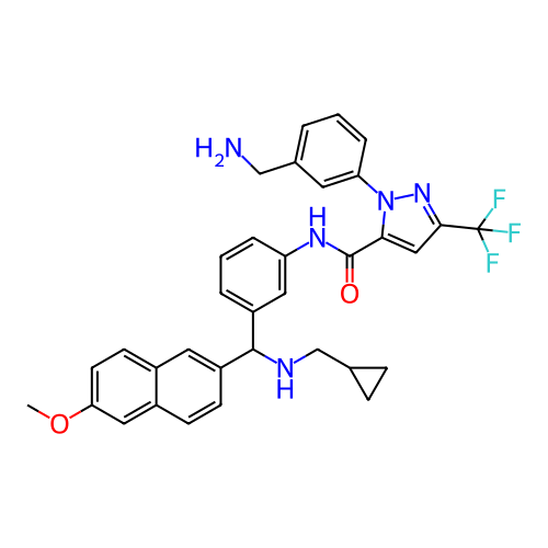 Chemical structure of BindingDB Monomer ID 416804