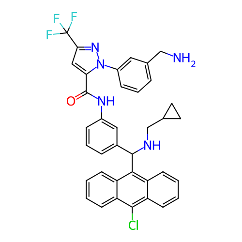 Chemical structure of BindingDB Monomer ID 416813