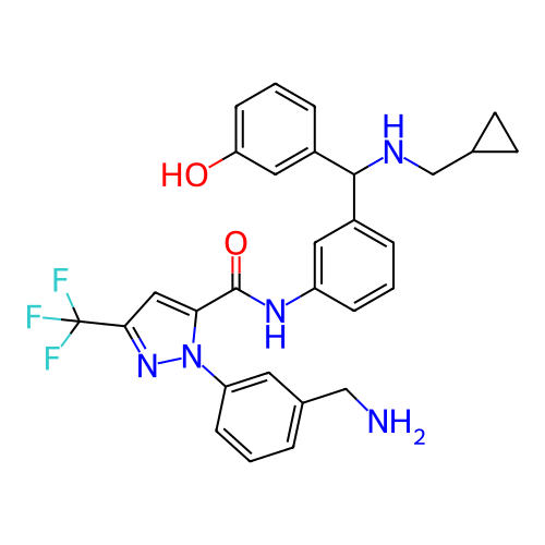Chemical structure of BindingDB Monomer ID 416814
