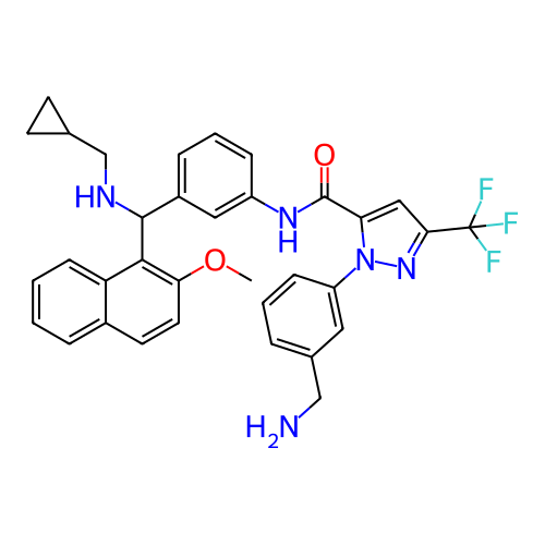 Chemical structure of BindingDB Monomer ID 416841