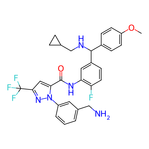 Chemical structure of BindingDB Monomer ID 416845