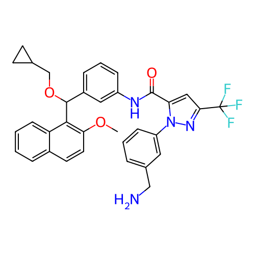 Chemical structure of BindingDB Monomer ID 416861