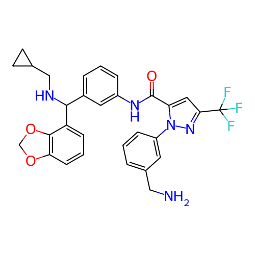 Chemical structure of BindingDB Monomer ID 416871