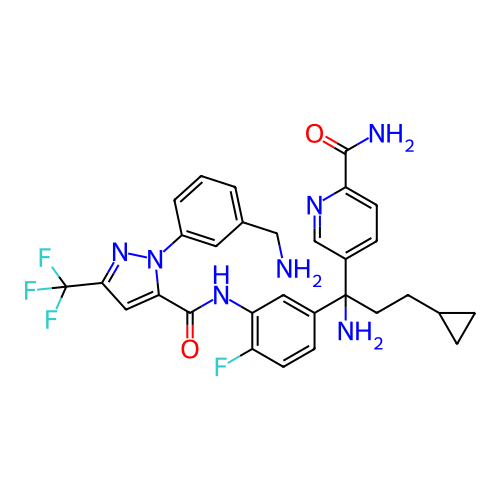 Chemical structure of BindingDB Monomer ID 417021