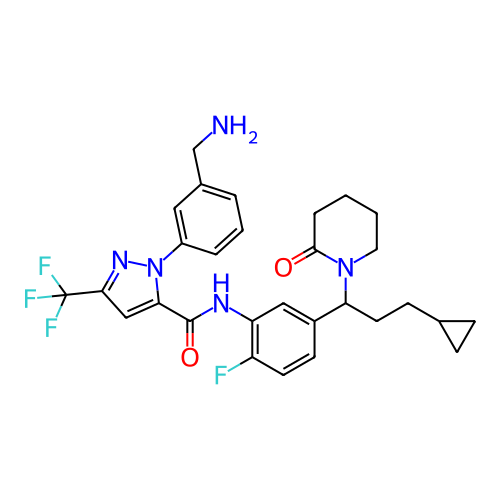 Chemical structure of BindingDB Monomer ID 417025