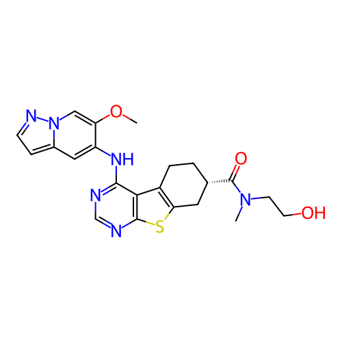 Chemical structure of BindingDB Monomer ID 420255