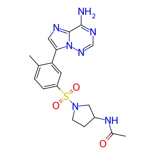 Chemical structure of BindingDB Monomer ID 421156
