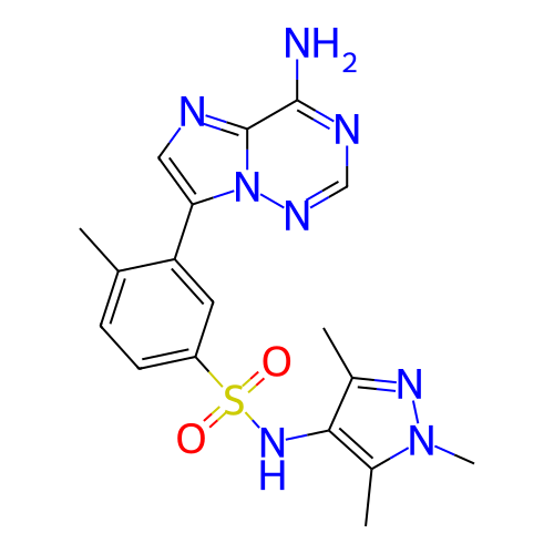 Chemical structure of BindingDB Monomer ID 421171