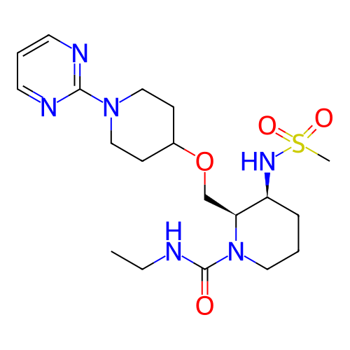 Chemical structure of BindingDB Monomer ID 421491