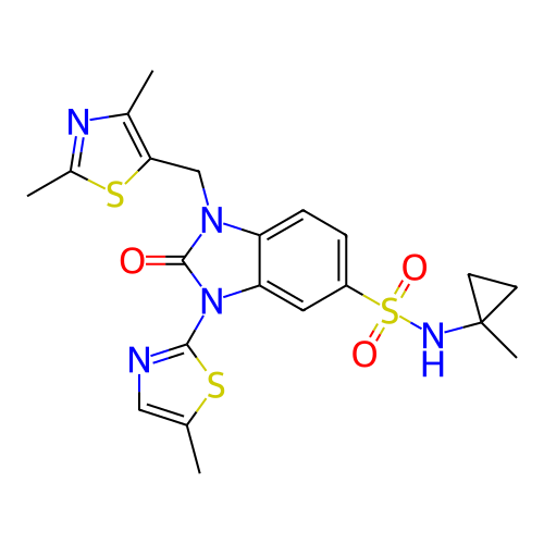 Chemical structure of BindingDB Monomer ID 421517