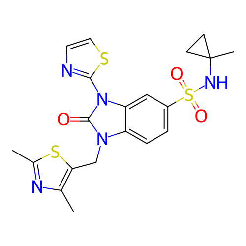 Chemical structure of BindingDB Monomer ID 421521