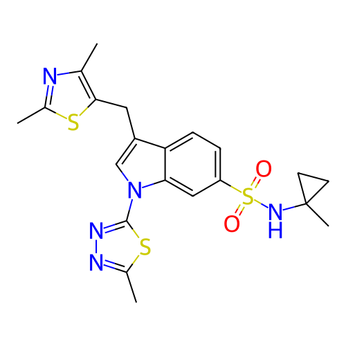 Chemical structure of BindingDB Monomer ID 421539