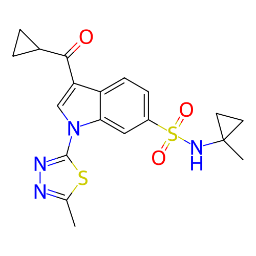 Chemical structure of BindingDB Monomer ID 421540