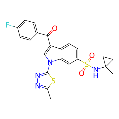Chemical structure of BindingDB Monomer ID 421541