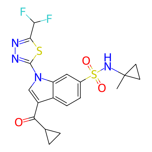 Chemical structure of BindingDB Monomer ID 421555