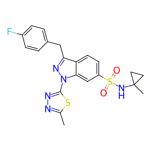 Chemical structure of BindingDB Monomer ID 421556