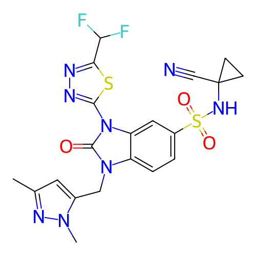 Chemical structure of BindingDB Monomer ID 421575