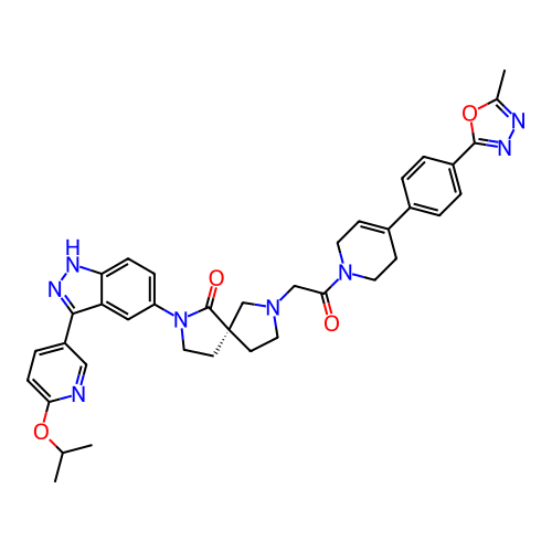 Chemical structure of BindingDB Monomer ID 421854