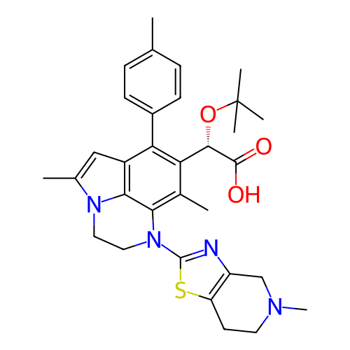 Chemical structure of BindingDB Monomer ID 422035