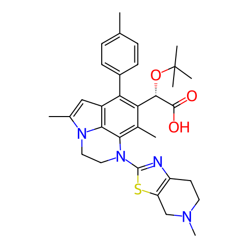 Chemical structure of BindingDB Monomer ID 422036