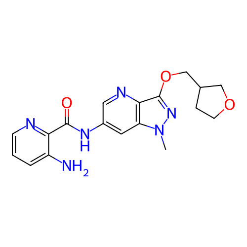 Chemical structure of BindingDB Monomer ID 422707
