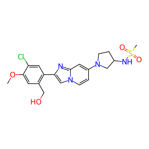 Chemical structure of BindingDB Monomer ID 422849