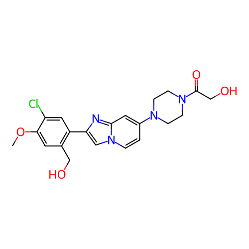 Chemical structure of BindingDB Monomer ID 422908