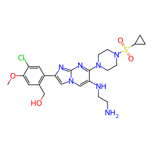 Chemical structure of BindingDB Monomer ID 423036