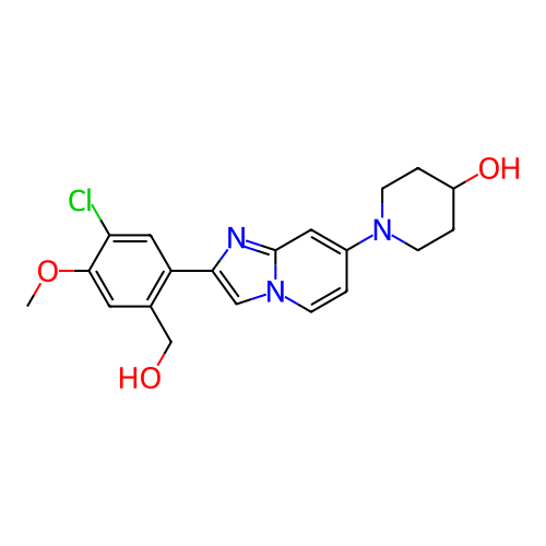 Chemical structure of BindingDB Monomer ID 423045