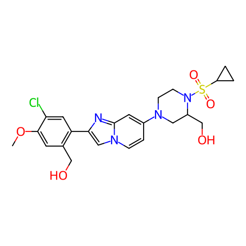 Chemical structure of BindingDB Monomer ID 423050