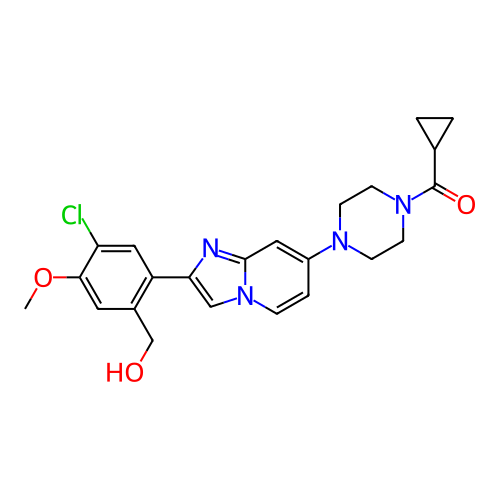 Chemical structure of BindingDB Monomer ID 423052