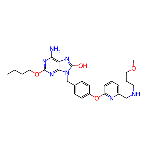 Chemical structure of BindingDB Monomer ID 423504